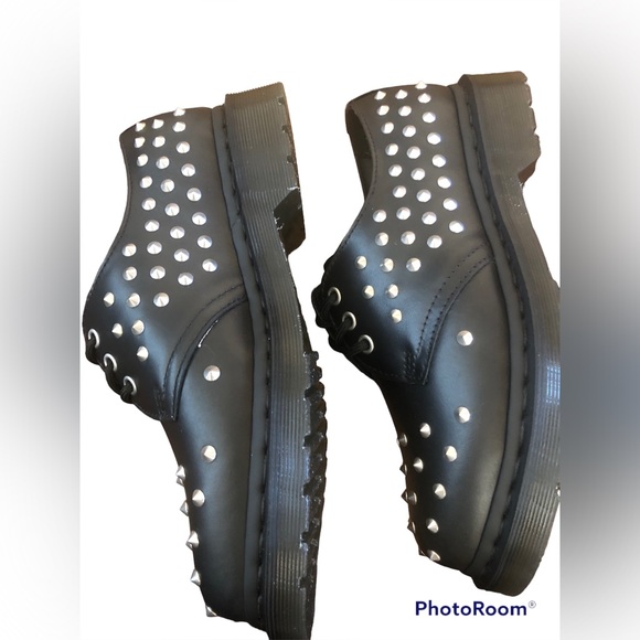 Dr. Martens 1461 STUD WANAMA Leather Oxford Derby - Picture 9 of 13